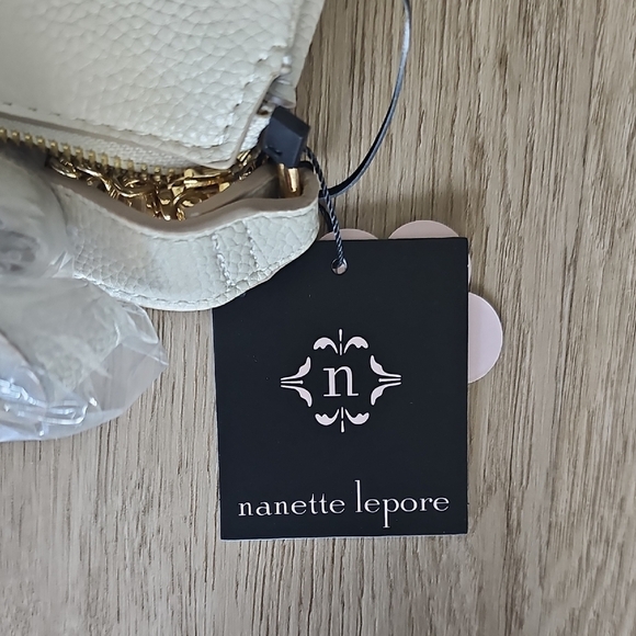 NWT Nanette Lepore Triple Section Crossbody Bag Rice-Multi Magnolia - Picture 11 of 14